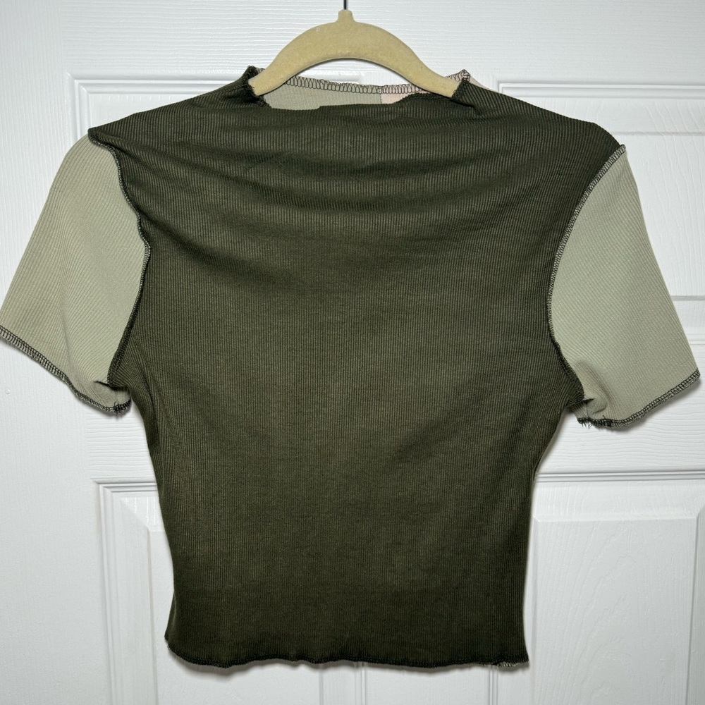 Gilded Intent Color Block Top - Picture 2 of 5
